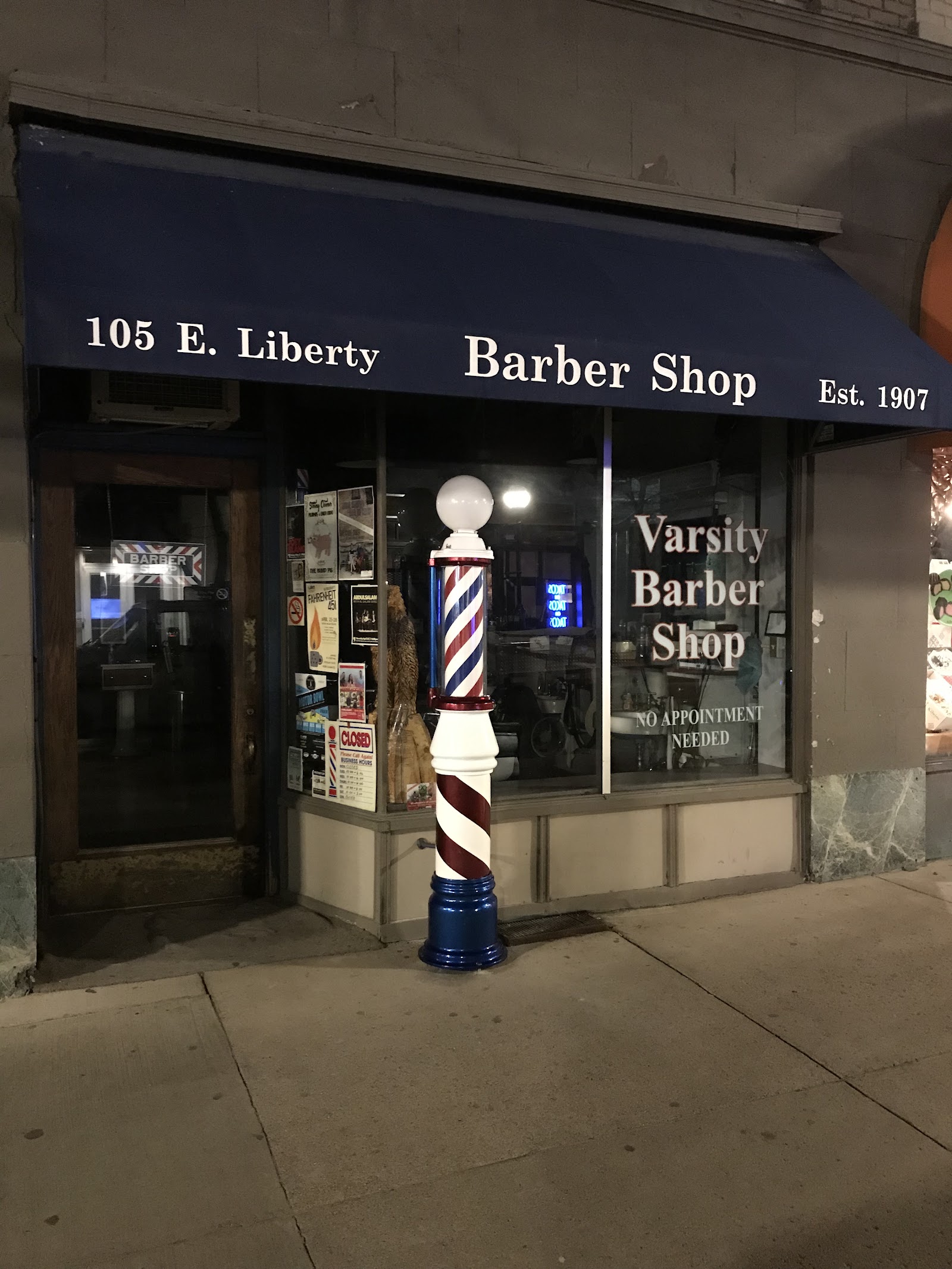 Varsity Barber Shop in Ann Arbor