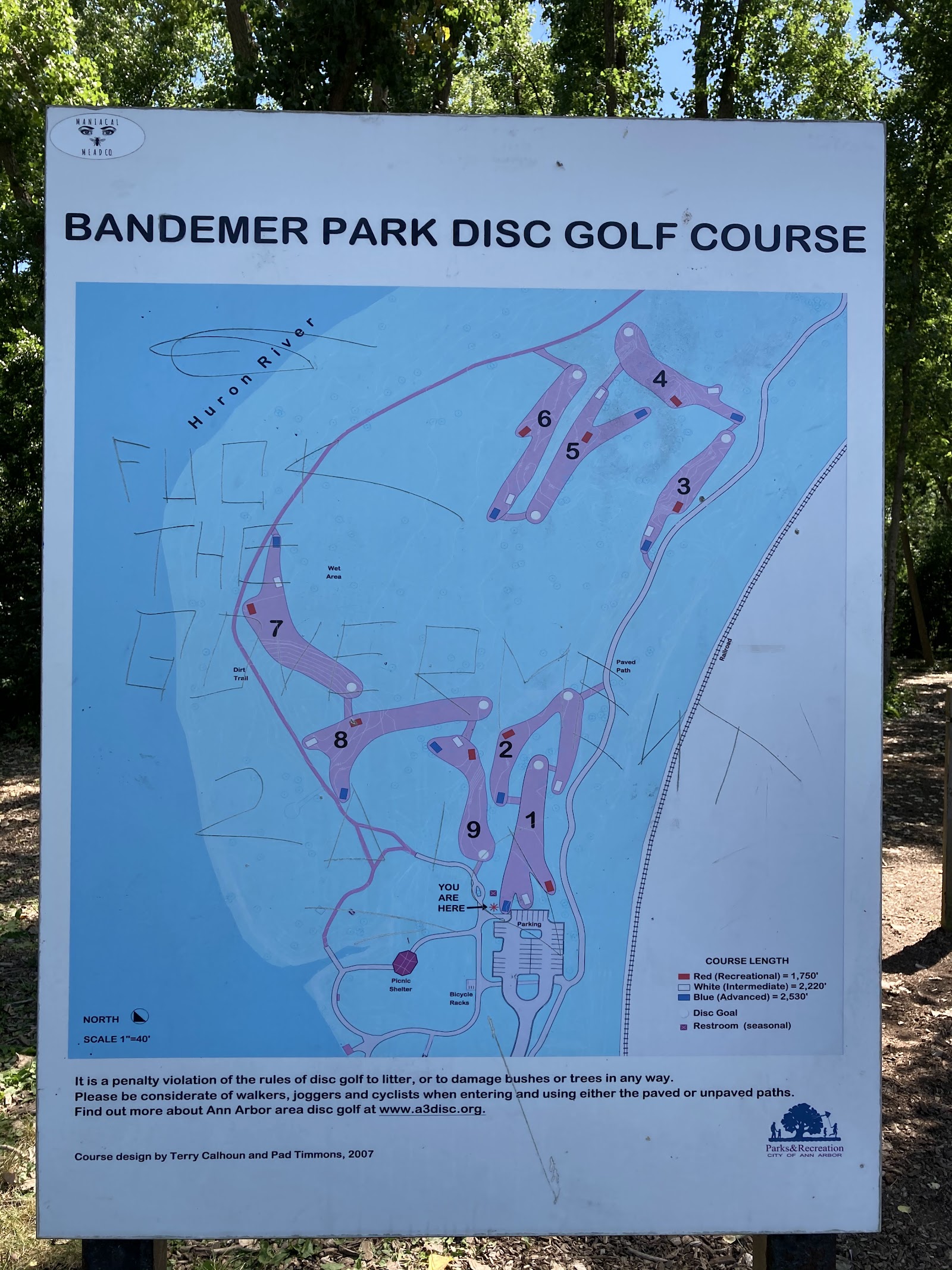 Bandemer Disc Golf in Ann Arbor